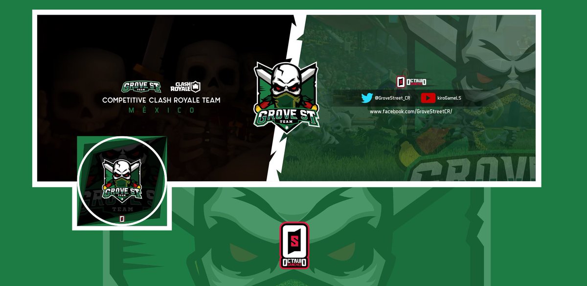 GroveStreet_CR's tweet photo. ▫️Gracias a @OctavioSnzDG ✒️ por este nuevo cambio de imagen. ⚡
Excelente trabajo Octavio!. 💀⚔️💚
#ClashRoyale #CR #NuevaImagen #Diseño #Desgin #GroveStreet #GSCR https://t.co/O8BtLkFwEi
