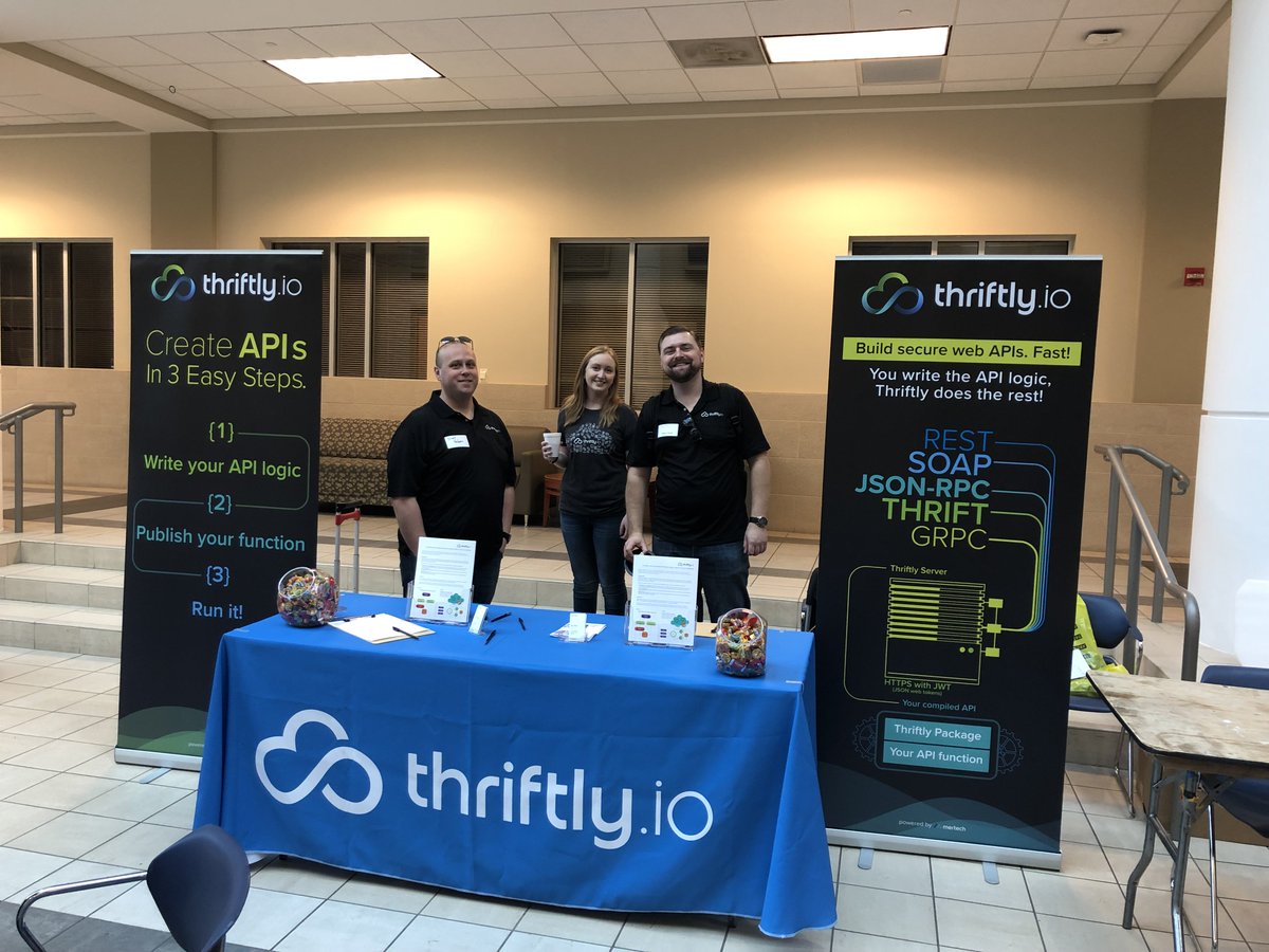 MertechData's tweet image. Our team had a great time this past weekend, sponsoring and speaking at South Florida Code Camp, where we presented 'Making Microservices out of a Monolith with Thriftly' @thriftlyio #sflcc