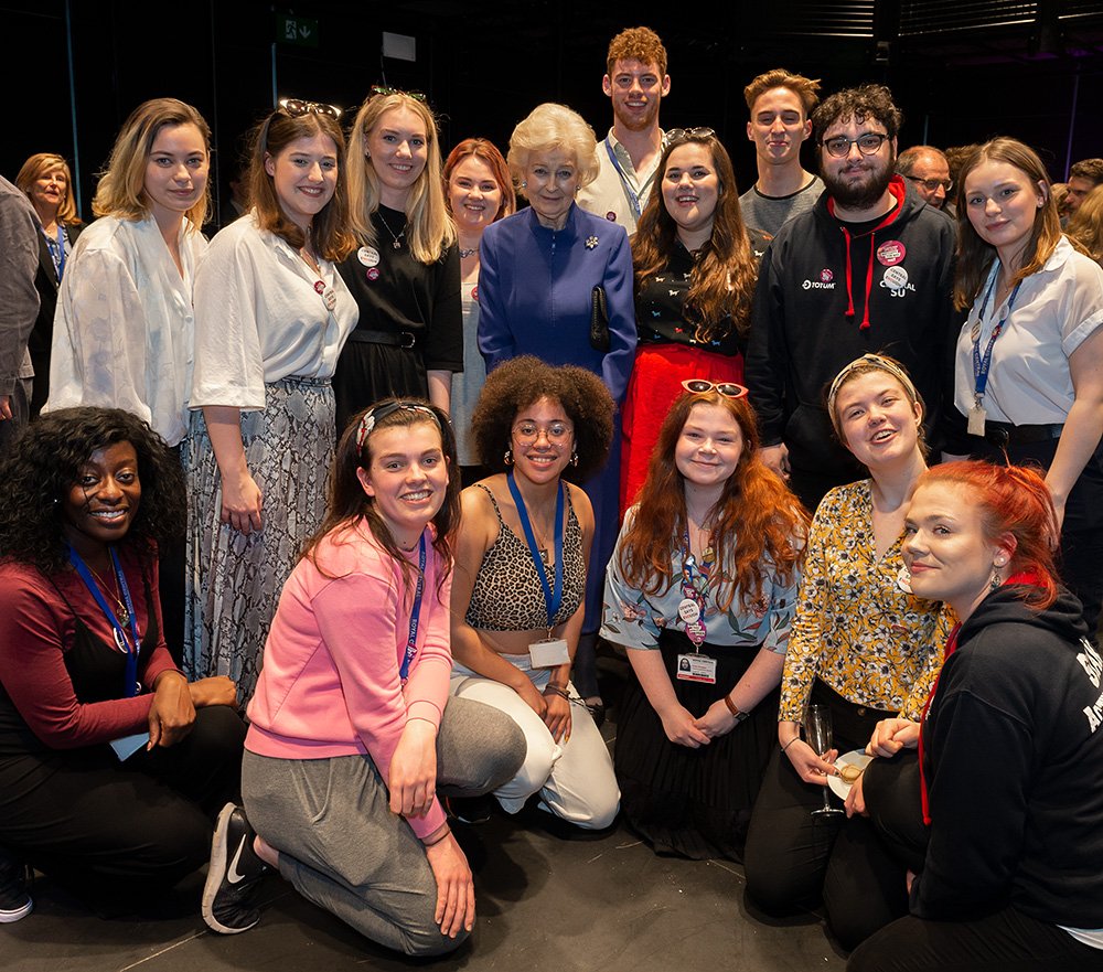 CSSDLondon's tweet photo. Last week we were delighted to welcome our Royal Patron, HRH Princess Alexandra, to Central for the opening of our #CSSDNorthBlock. Whilst she was with us, she also met staff & students and saw a sneak preview of The Life which opens tonight! @RoyalFamily https://t.co/9nHDlR7bOF https://t.co/0cLvfCnpAL
