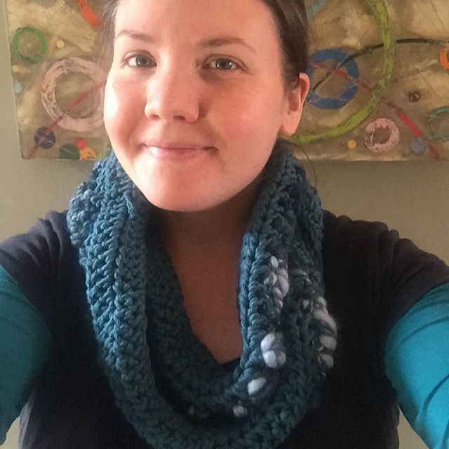 Not always making in metal ... Proud of my gorgeous @lovespool handspun wool accentuated scarf! I combined with a chunky turquoise cotton. Thanks @lovespool ! ift.tt/2tMrQoT