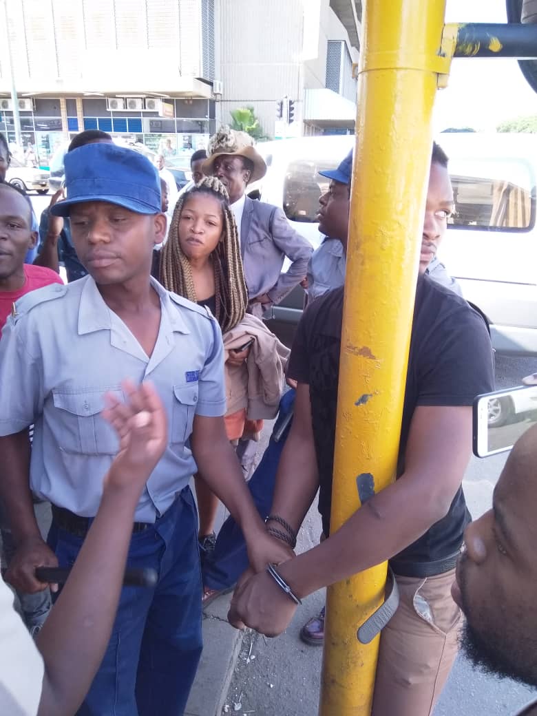 citezw's tweet photo. Lupane state University SRC President was arrested today  while    addressing the students concerning a fees issues. @zenzele .#Asakhe https://t.co/JY2VuMYgMc