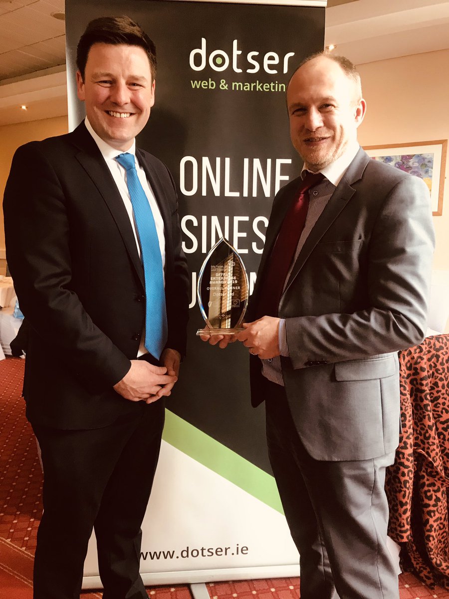 johnclendennen's tweet photo. Congratulations Loughnan Hooper & Team @DotserWeb winning overall Award #Offaly County #EnterpriseAwards Packed schedule of events organised by @LEOOffaly for #EnterpriseWeek Book Online ➡️ https://t.co/RJ9FspIGVd #MakingItHappen #WorkingForOffaly #OffalyLEO 💻🖥🌍🏆🌟 https://t.co/eTuZfe6Kec