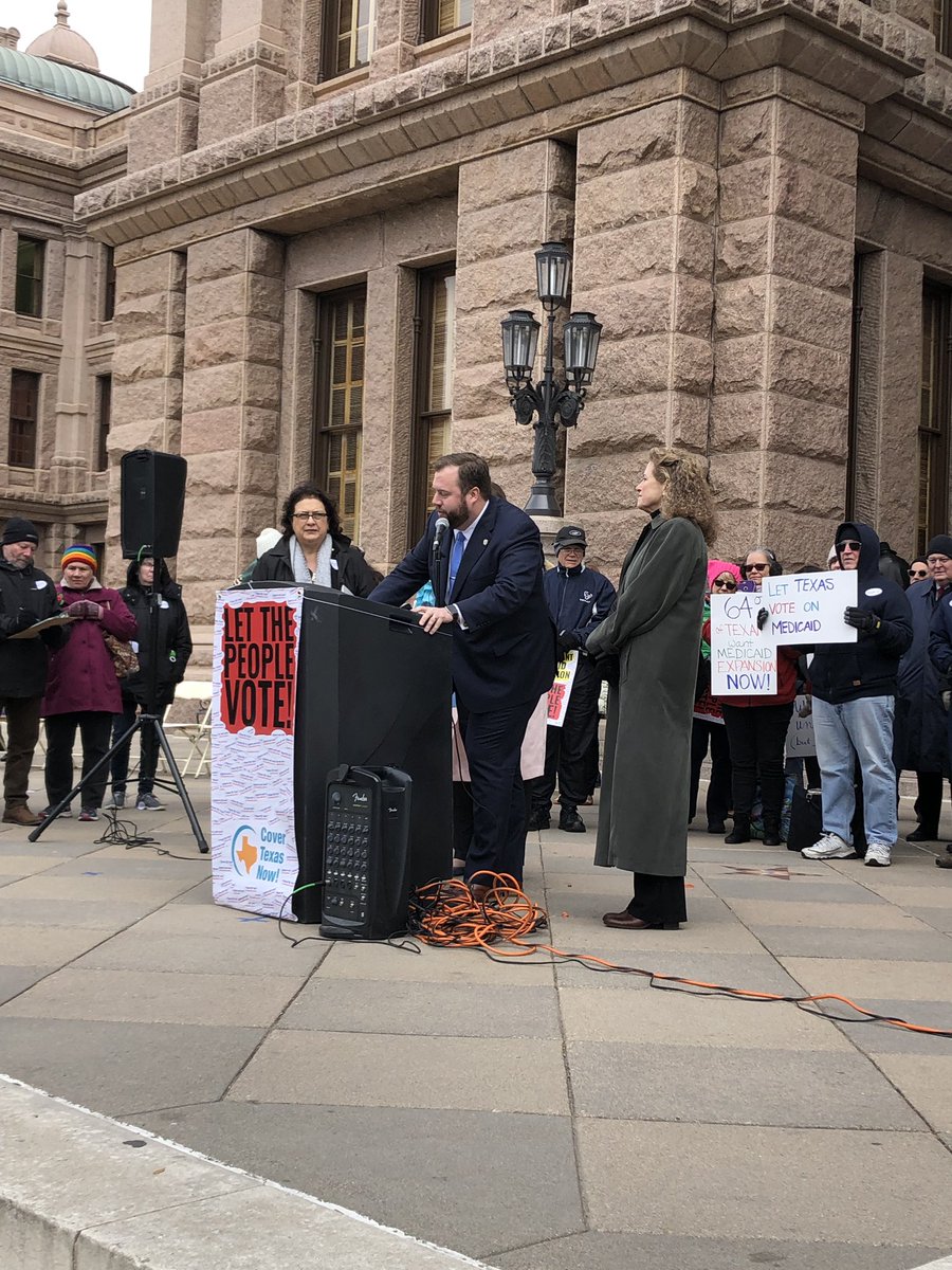 texasdoctors's tweet photo. @BucyForTexas @DonnaHowardTX @CeliaIsrael speaking on legislation aimed at expanding Medicaid. 
THE TIME IS NOW! #TXhealthcarevoter #TXLege https://t.co/Zrt2TlHpPj