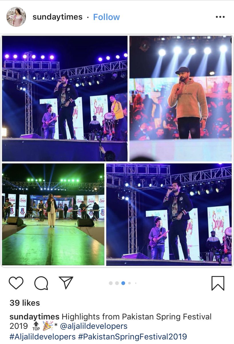 mehak_official's tweet photo. High lights
@pakspringfest
#PakistanSpringFestival π
2019 https://t.co/BvCNJaAEOo