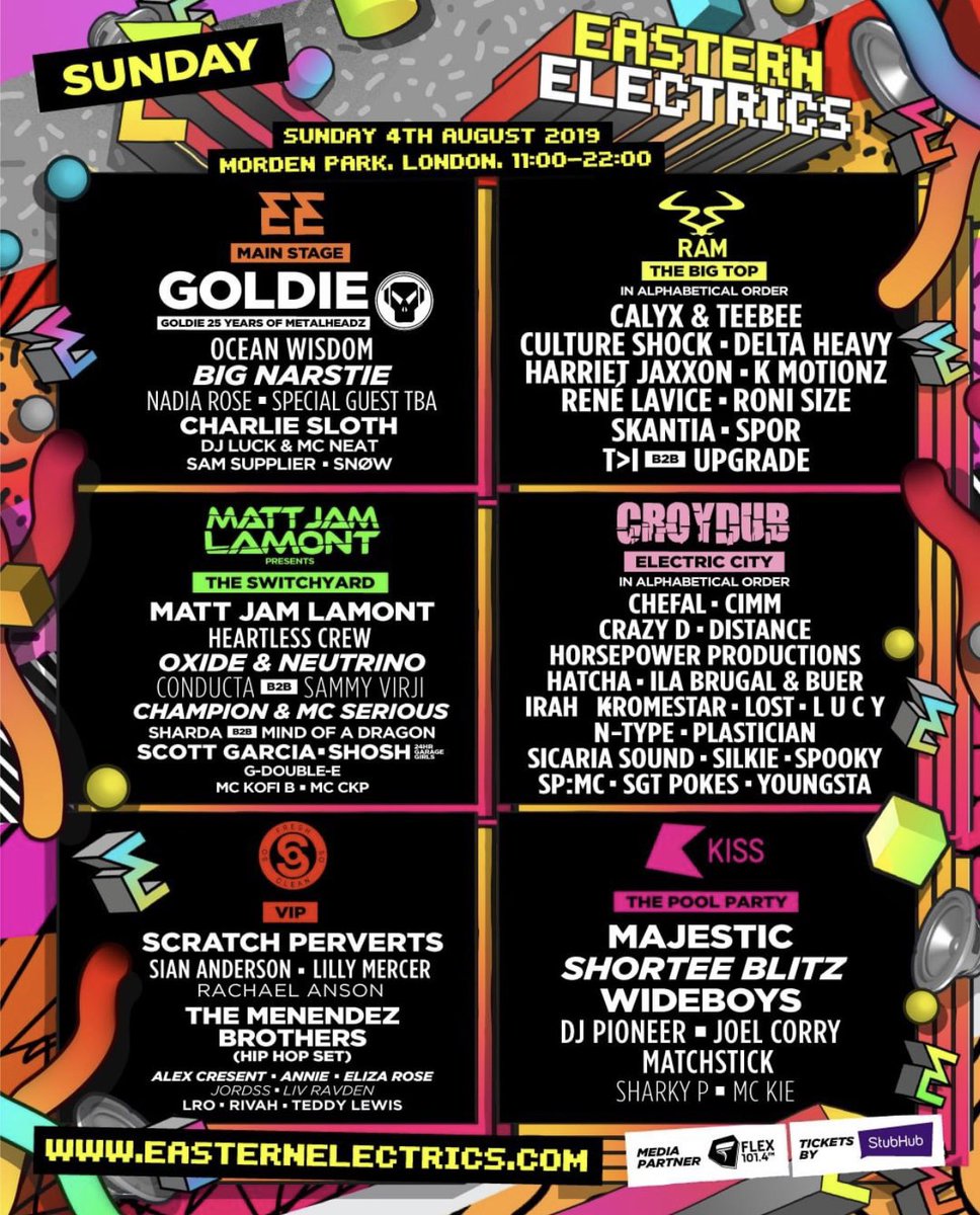 MattJamLamont's tweet photo. Looking forward to again hosting The Switchyard stage at @EElectrics with this bunch.. Sunday 04.August.19 #mattjamlamontpresents https://t.co/TpI37hdcGl