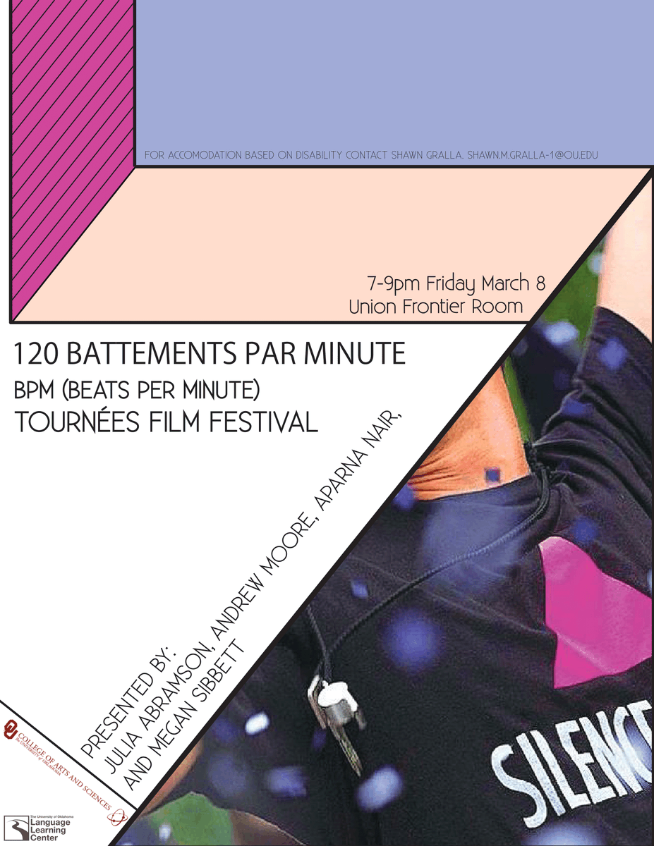 OU_MLLL's tweet image. More A&amp;amp;S Week events coming up tomorrow and Wednesday!