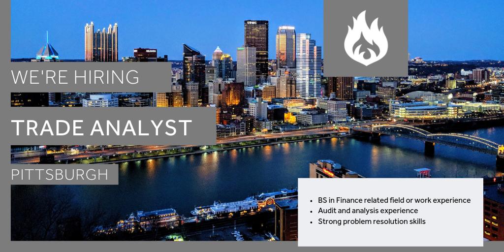 BlacksmithApps's tweet image. Now Hiring: Seeking a detail-oriented Trade Analyst to handle data management  pos.li/2bb6ep #Job #Pittsburgh #TradeAnalyst