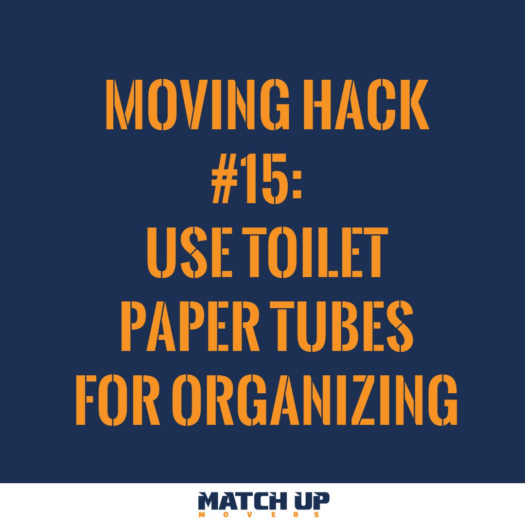 MatchupMovers's tweet photo. Don't throw away your toilet paper rolls! You can use them when setting aside boxes for all your cords and wires.
#MovingHack #MovingTips #MovingDay https://t.co/0Qn4gzEQxx