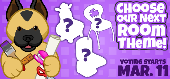 webkinz's tweet photo. We'll be releasing a new room theme in the W-Shop and it's up to you to decide which one!
Visit Webkinz Newz to see more: https://t.co/KB04cCwzxa
#webkinz #wshop #room #theme #concept #art #furniture #decoration #design #pets #kids #games #mobile #apps #kidgames #kidapps https://t.co/LJSRy1Ieeq