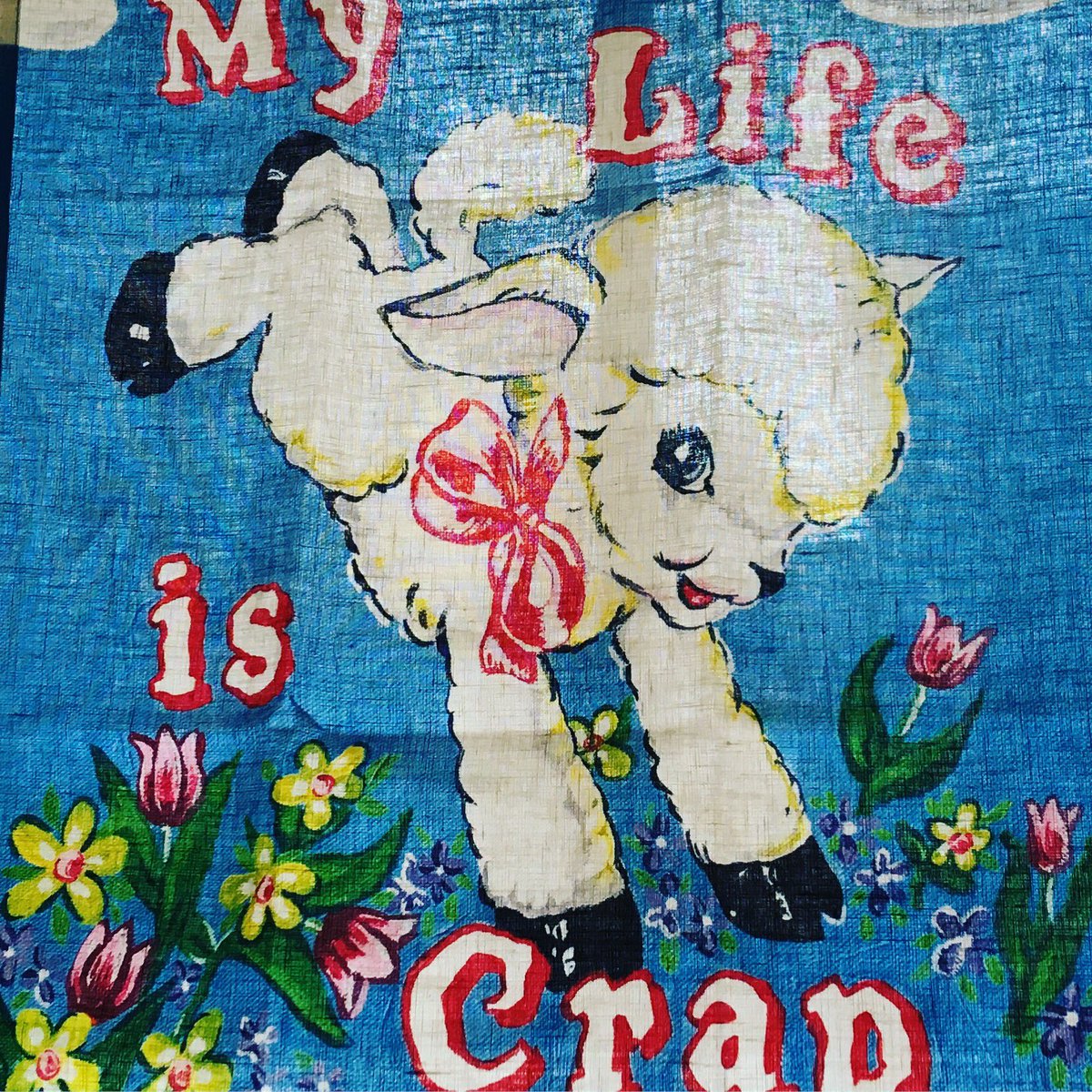 Volte Face Shop On Twitter My Life Is Crap Tea Towel From The Magda Archer Collection For Third Drawer Down Mylifeiscrap Magdaarcher Thirddrawerdown Londonartist Springlamb Teatowel Https T Co Wktwjhrnpl