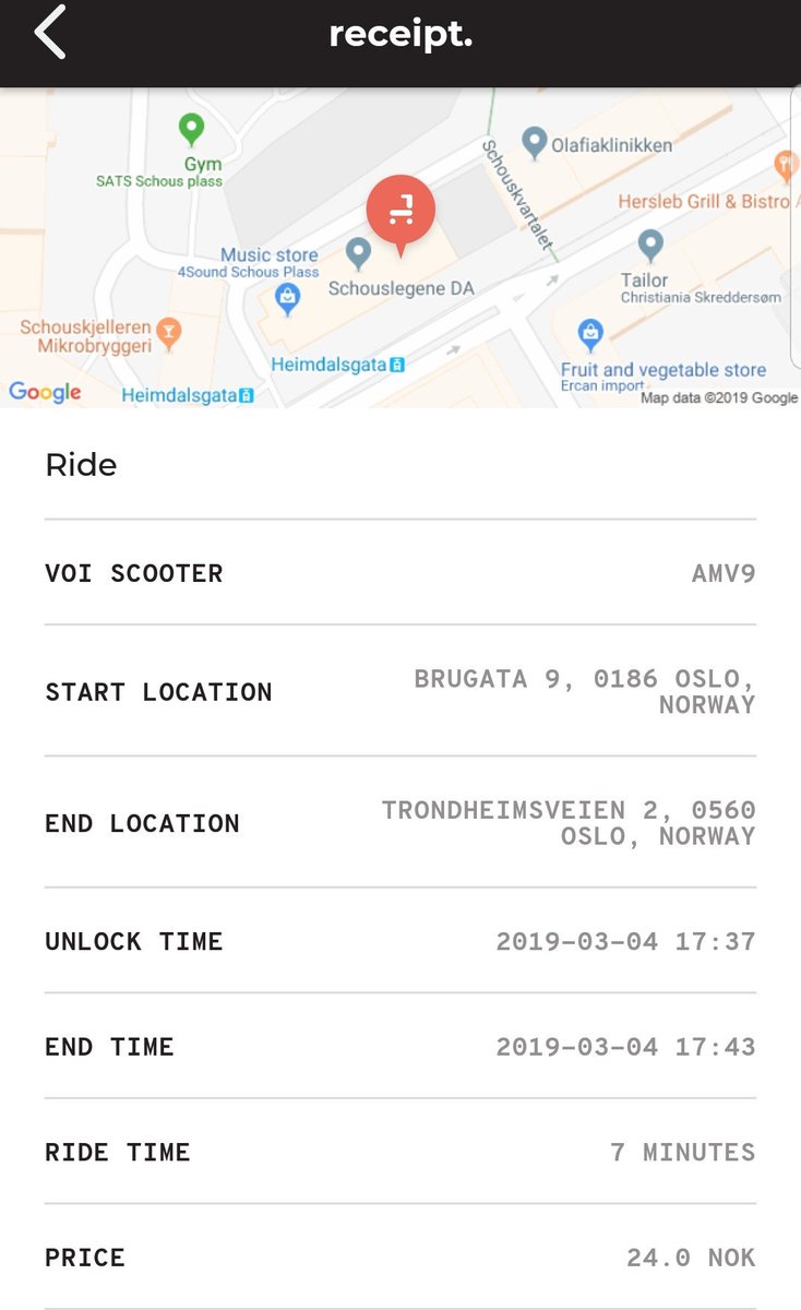 dflukey's tweet photo. OK, så jeg har testet to turer med voi (elektrisk sparkesykkel til leie m/app) i Oslo idag, og det gikk jo greeeit?

Merk:
-Jeg er tjukk og hadde sekk på
-Det er vått og pytter på bakken etter regn idag
-Det er mye grus på gangveiene https://t.co/3QtJ4XNVV7