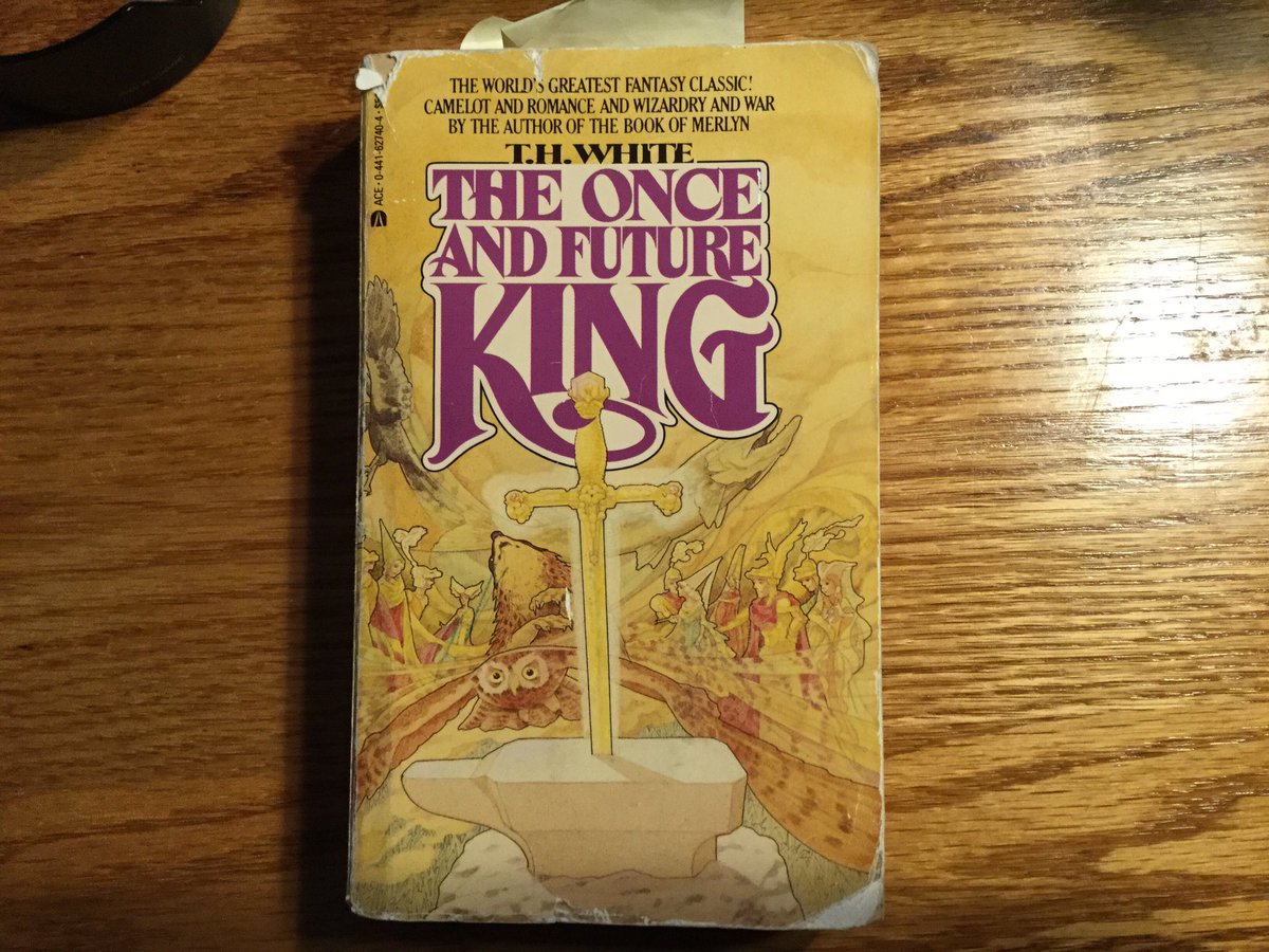 Day 7 of the Book ❤️Challenge. So many books to think about. I need way more than 7 days!  Here’s another book I’ve enjoyed for years. Arthurian legend is cool!  I guess the wear and tear shows how long I’ve had this book. 🤓