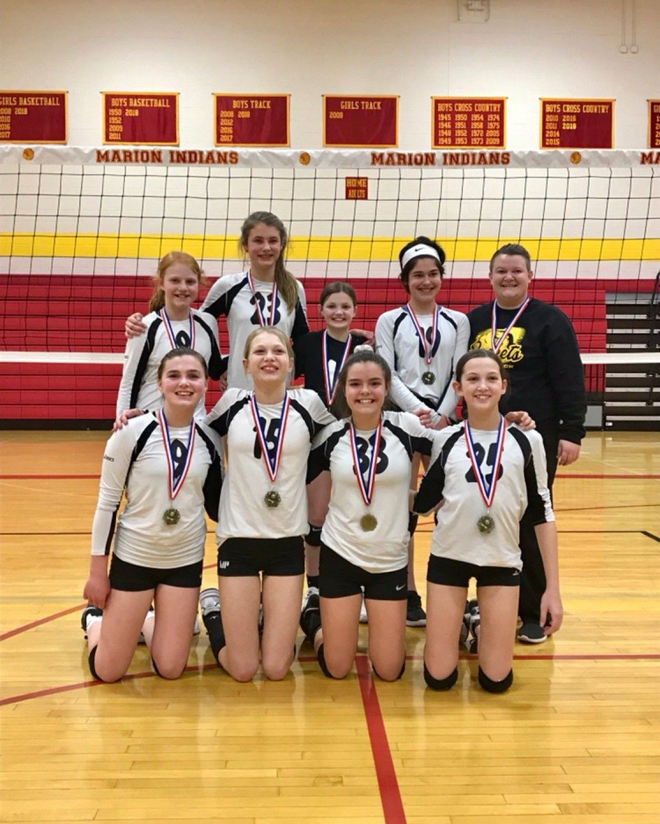 IowaRockets's tweet image. Congratulations 12 Black who won the 13U Marion Magic tournament this weekend! View a full list of weekend results on today's #rocketrecap post.

#rocketlaunch2019 #iowarocketsvolleyball #tradition #champions