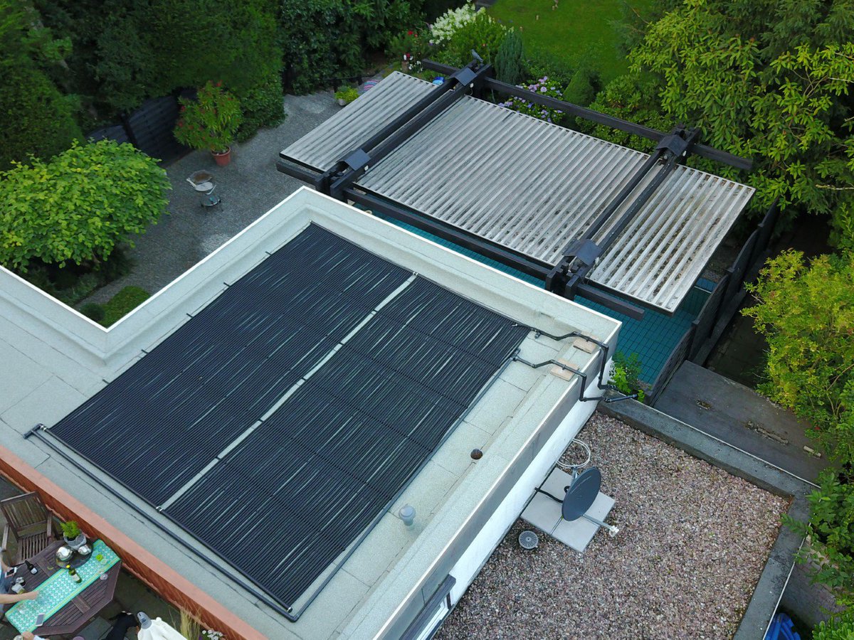 Poolheizung Solar Dach