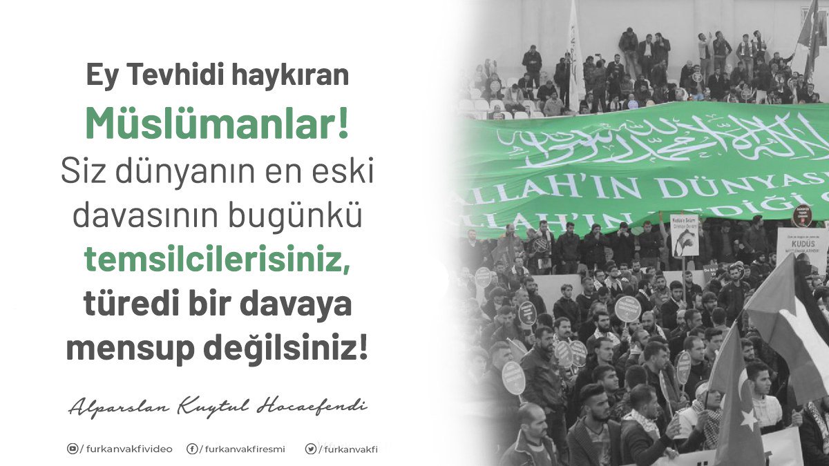 eyyup_muvahid's tweet photo. Biz daima Tevhid üzerinde duracağız

Tevhid Manifestosu https://t.co/ifuNSLXBtK
