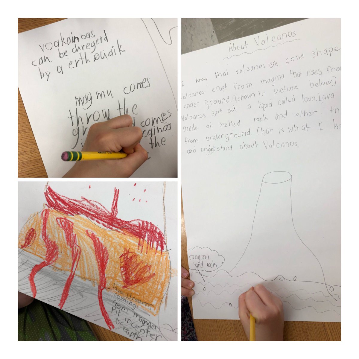 KymHarjes's tweet image. Formative assessment made easy ~ inviting Ss to take 20 minutes this morning to show/tell me anything they think they know about volcanos 🌋 @OfficialNGSS @DrHydrogenHC #fastchanges #slowchanges #earthscience