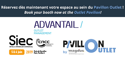 @Advantail renouvelle sa confiance au @siec_online 2019 qui dédie cette année un Pavillon au marché de l’#Outlet en partenariat avec @Magdus_Outlet. « Le SIEC est un temps fort de notre relation avec les enseignes ». @_Vincent_Moreau, Directeur Marketing Groupe Advantail