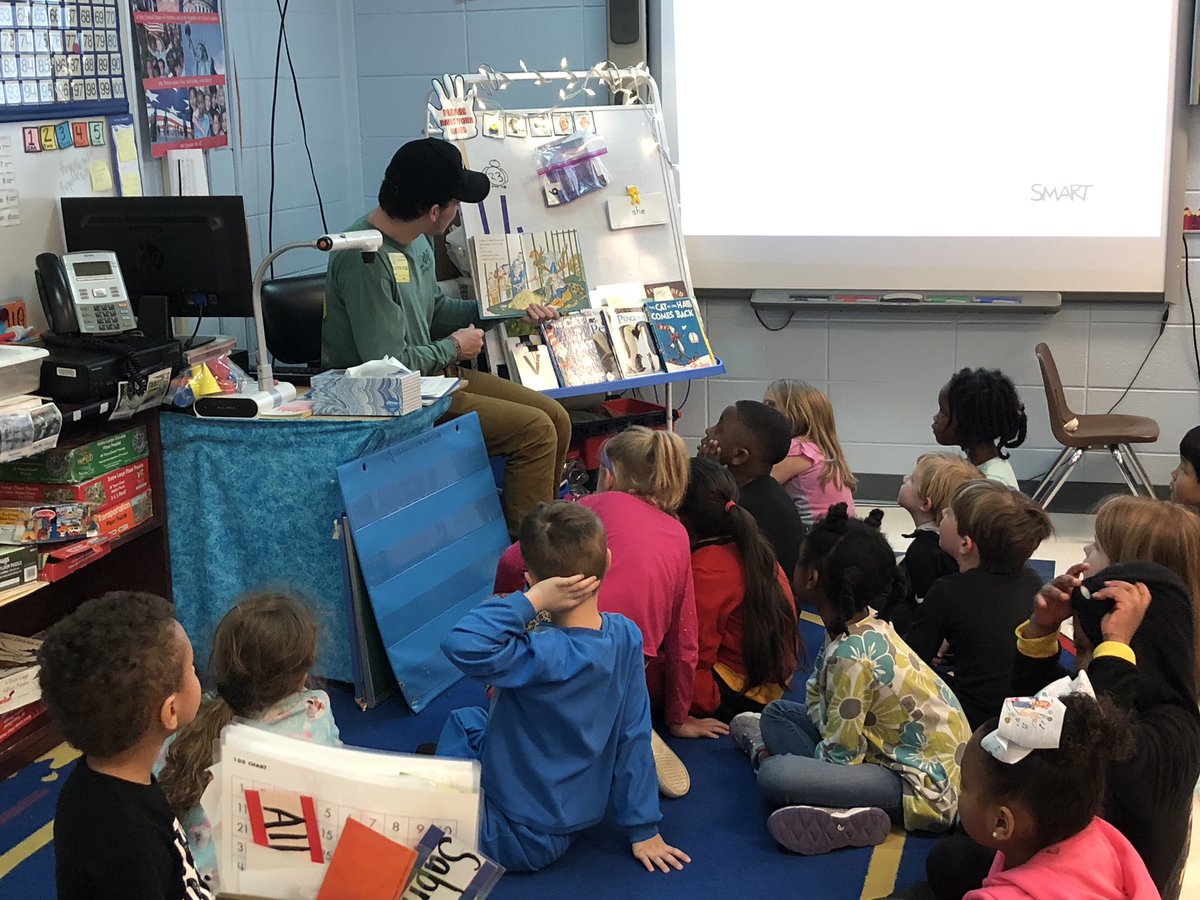 Several of our brothers went to Julius Marks Elementary and read to several classes in honor of SigEp Alumni Dr. Seuss #FTK