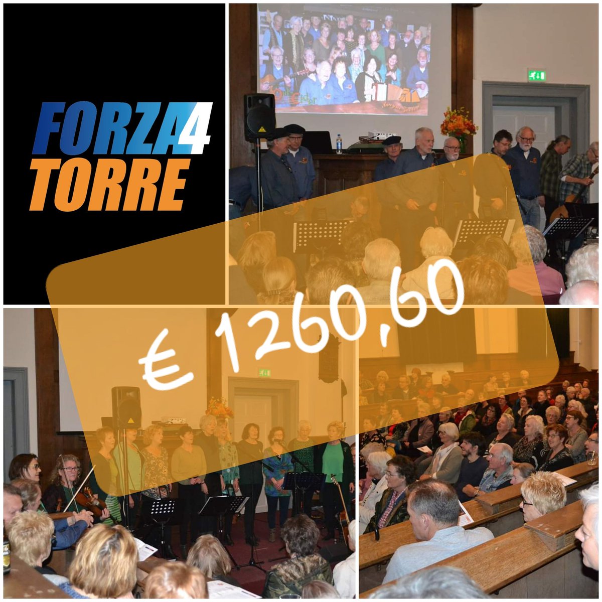 Forza4Torre's tweet photo. €1260,60 is de opbrengst van het benefietconcert voor Forza4Torre!
Grote dank gaat uit naar Bruyne Zeelen en Out-Cider voor het belangeloos verzorgen van een geweldige middag!
#Forza4Torre #energy4all #benefietconcert #bruynezeelen #outcider #vermaning #wormerveer https://t.co/pOlVQnNDb2