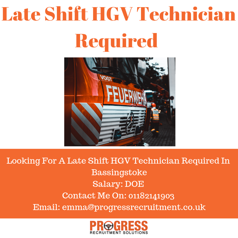 Progress_EmmaS's tweet photo. *JOB ALERT*
Late Shift HGV Technician Required In Bassingstoke.
A Rare And Exciting Opportunity!
Contact Me For More Information!
#HGV #Technician #Level3HGV #HGVTechnician #NewJobs #drivingprogress #progressjobs #progressrecruitment #automotive #recruitment https://t.co/rs9MrR70YX