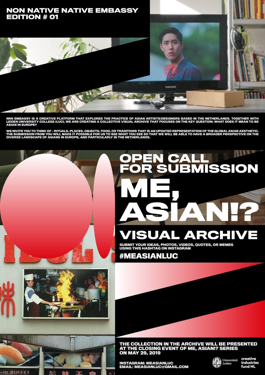 nonnativenative's tweet photo. 🎊👀 Open Call for Submission: Me, Asian!? visual archive 🙏📢
What does it mean to be Asian in Europe? Submit your photos, videos, or quotes using this hashtag: #MeAsianLUC
https://t.co/atg5ZAYUxK https://t.co/ajiG5nN04s