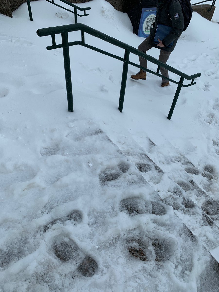 Update 4: I think this one speak for itself. This is a high traffic area, and no attempt at clearing has been made. Very slippery, for those who braved the weather and are on campus please watch your step. <a href="/smuhalifax/">Saint Mary’s University</a>