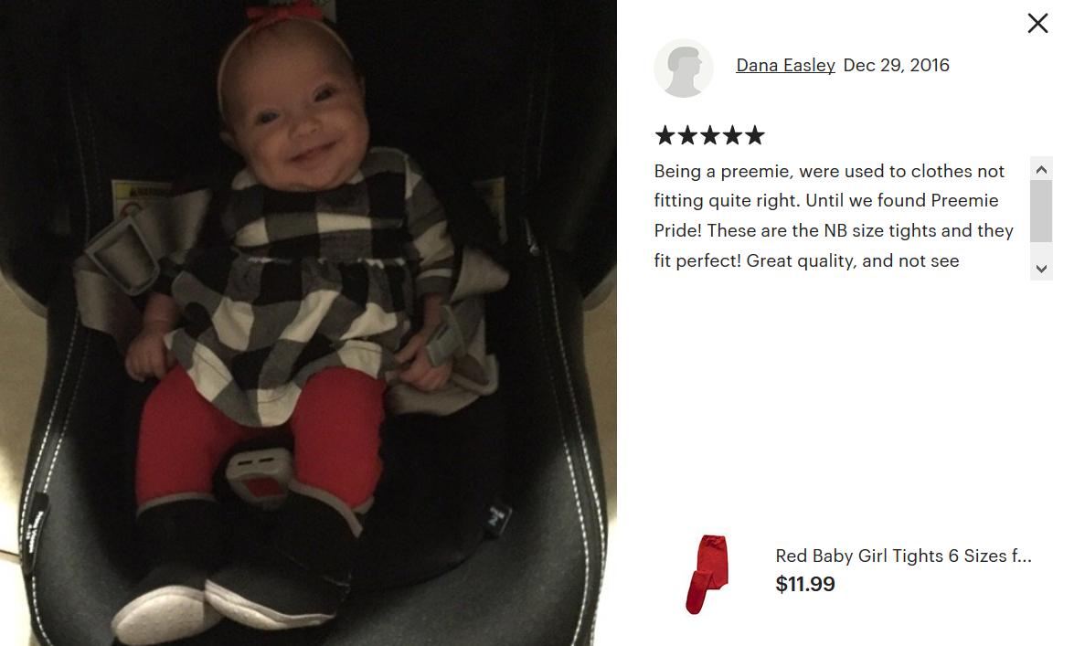 preemiepride's tweet photo. Thank you so much for the kind review. So glad that they fit! 

#preemie #preemiepride #preemieclothing #NICU 

https://t.co/EP7QImFkox https://t.co/8wDojU8A6r