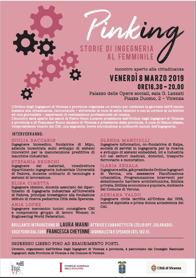 kalpa_official's tweet photo. #8Marzo saremo all'evento #PinkING dedicato ad alcune storie di ingegneria e innovazione tutte al femminile. Convinti che la presenza maschile e femminile in un team influisca sulla qualità dei nostri risultati. La #diversità è un valore! #Kalpasrl https://t.co/gwwWL45KWn
