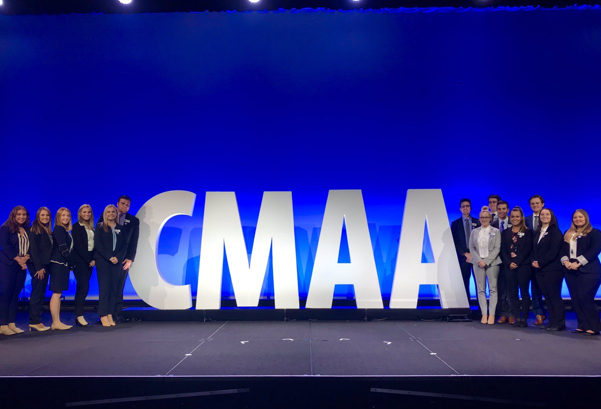 Niagara University’s CMAA Student Chapter has been awarded Student Chapter of the Year, for the 10th year in a row! A DECADE of diligent work and determination, we are so proud to be a part of. 
Thank you to everyone who continues to support us and this amazing organization.