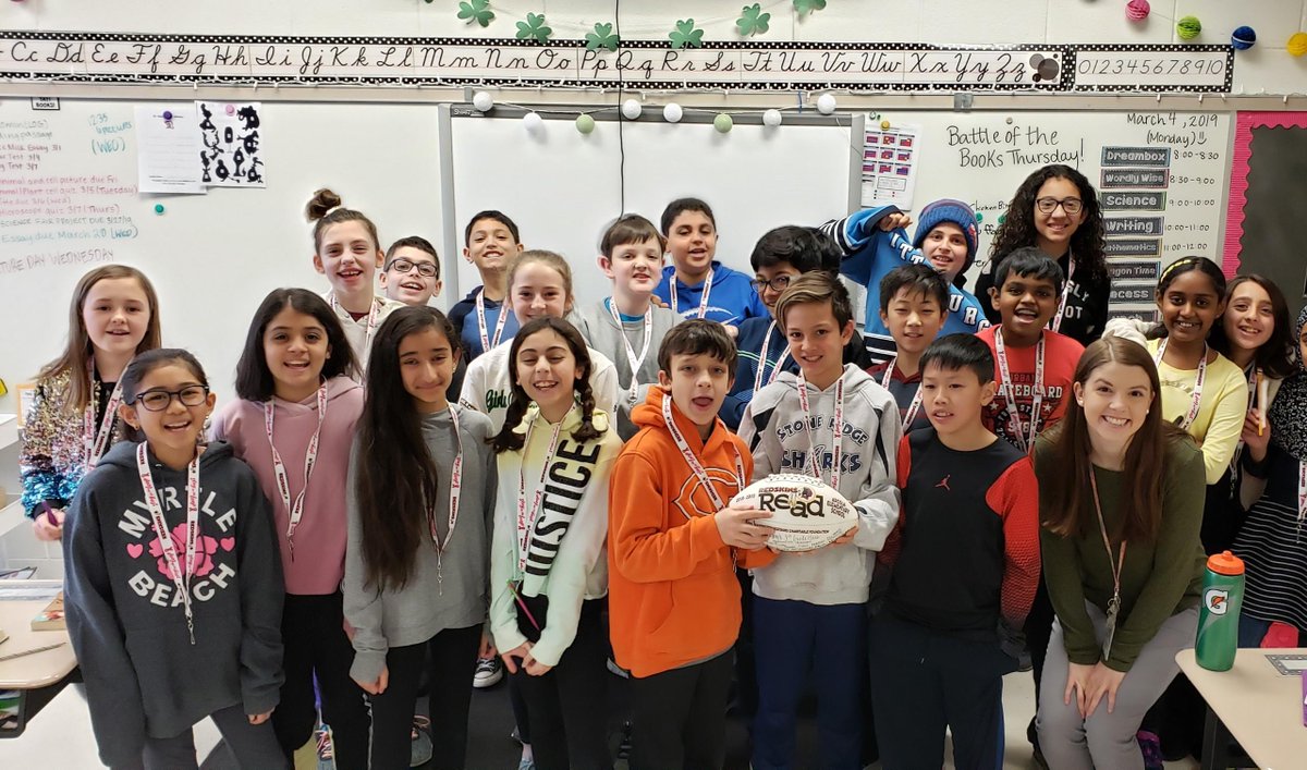 b_daisley's tweet photo. Congrats to Ms. Cochran's fifth grade class!! They are February's Redskins Read champs!! 🎉🏈🎉🏈 @arcola_dragons @RedskinsCR @Ms_Cochran5 https://t.co/3w1SWy5h96