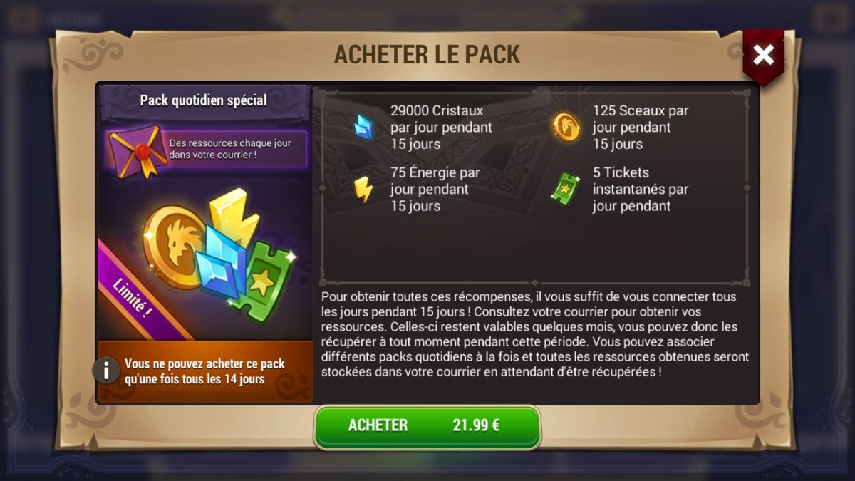 BenichouuuTV's tweet photo. /!\ GIVEAWAY /!\ : Un pack Pack Quotidien Spécial est à gagner ! Pour cela il suffit de RT et LIKE ce Tweet et de follow @MightAndMagicEG et @BenichouuuTV
TIRAGE AU SORT LUNDI 11 MARS 2019 en direct sur Twitch ! https://t.co/zeMyvfkmrU