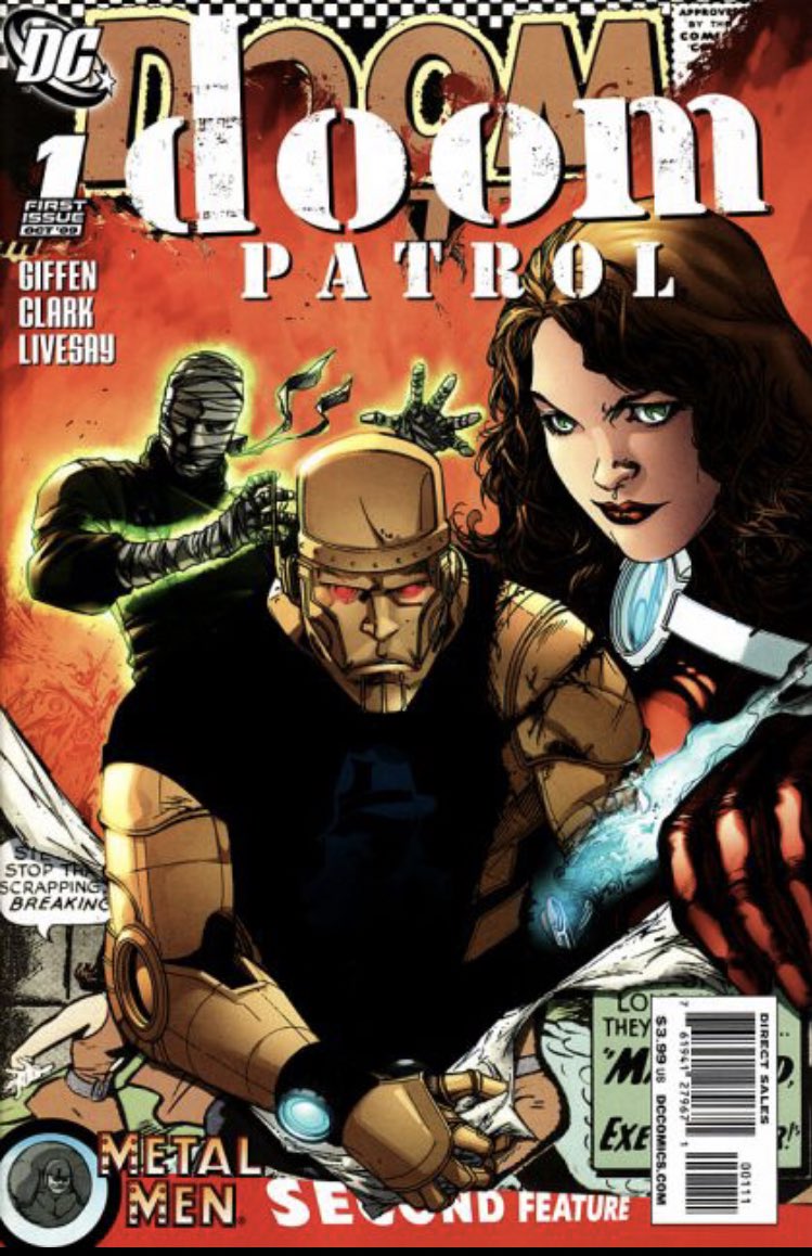 Then - we get another retcon. The team returns once again with most of their convoluted history returned to them.I genuinely enjoyed this version. Giffen and team understood the Doom Patrol and mixed in new elements that expanded and celebrated their history.