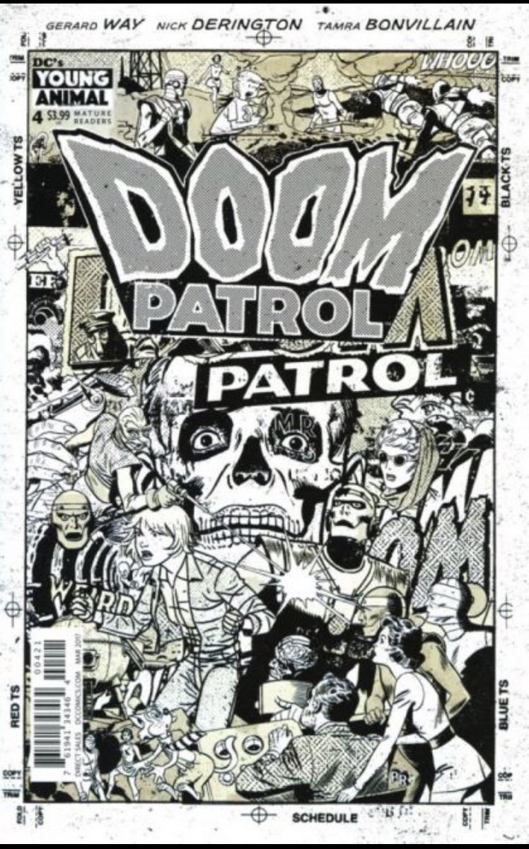 Again - a very short lived series not even making it two full years.I just about gave up hope until I heard Gerard Way was bringing them back as part of the new Young Animals imprint at DC.This version has elements of EVERY version of the Doom Patrol.It’s funky. It’s fun.