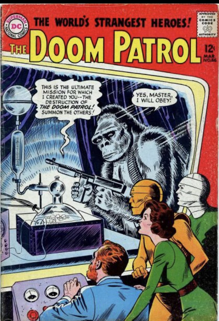 It’s on hiatus and I am PRAYING it comes back. The Doom Patrol deserves a little love. They’ve been kicked around they’re entire existence. I live what you’ve done with the team  @TBonvillain  @NickDerington  @gerardway please don’t let the Doom Patrol be forgotten again.