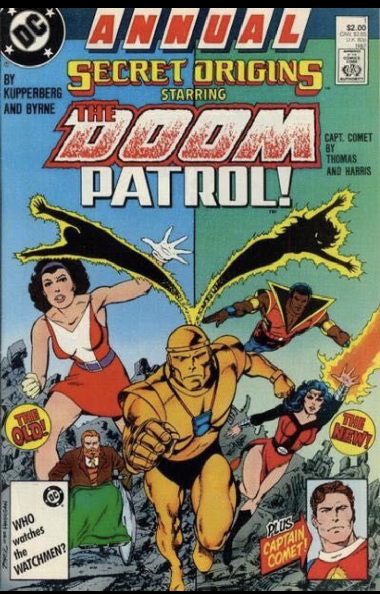It’s on hiatus and I am PRAYING it comes back. The Doom Patrol deserves a little love. They’ve been kicked around they’re entire existence. I live what you’ve done with the team  @TBonvillain  @NickDerington  @gerardway please don’t let the Doom Patrol be forgotten again.
