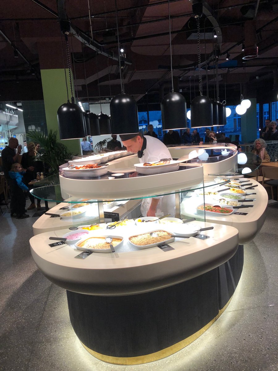 Das neue #Tibits im #Bahnhof Bern ist wunderschön. Der Besuch im 1. OG lohnt sich