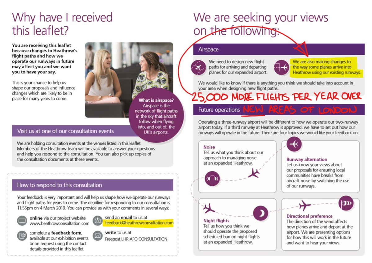 bashrunway3's tweet photo. Whether you're concerned about increased #noise from the proposed new approach paths over North &amp; South London, #traffic congestion, #pollution &amp; #AirQuality, or the massive #Co2 &amp; #ClimateChange impacts of #Heathrow,  email: feedback@heathrowconsultation.com
before 23:55 TONIGHT https://t.co/QbyevYmm2v