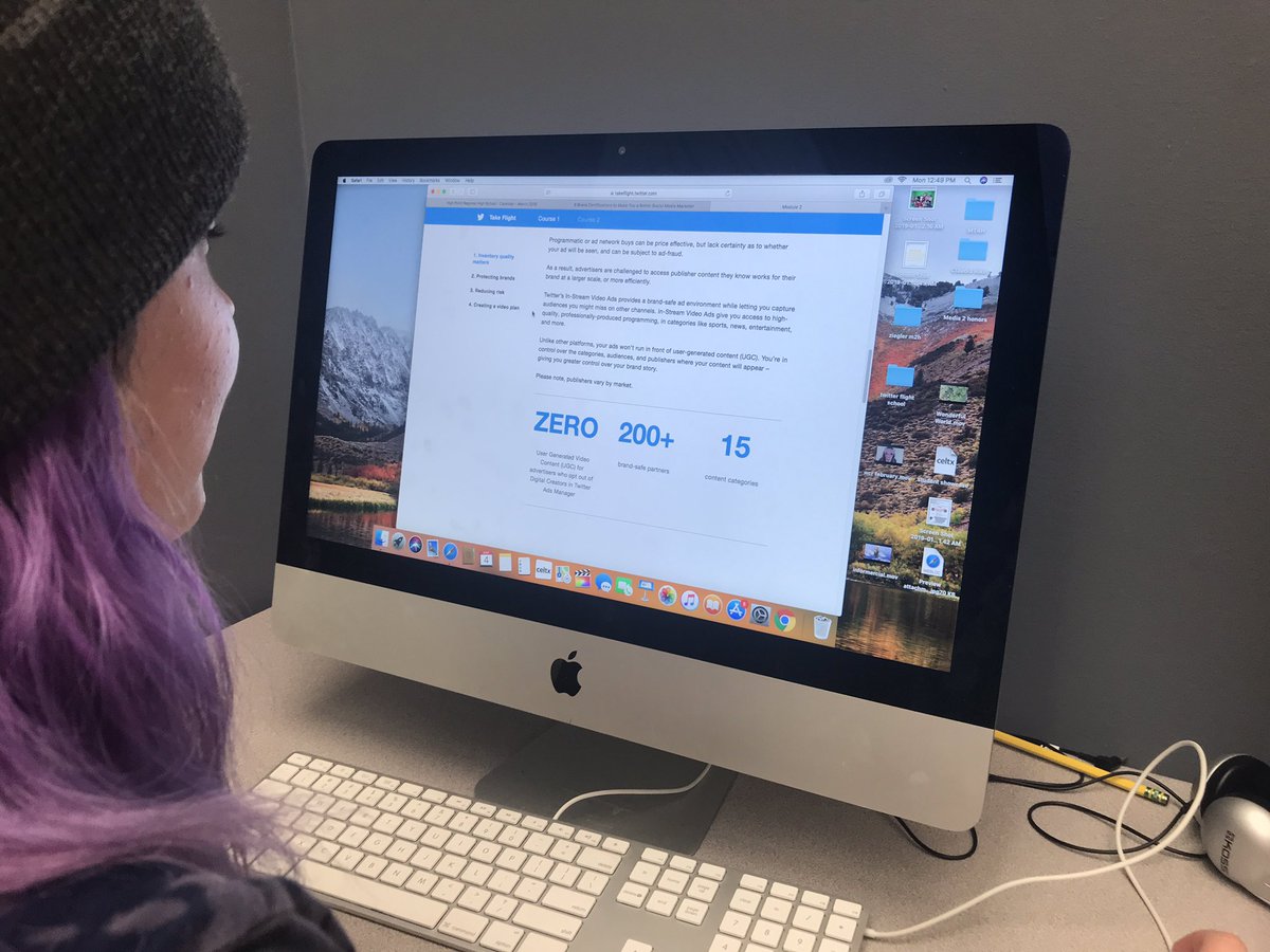 HPRHS_Henry's tweet photo. @HPRwildcats Digital Branding Ss taking flight! @tbriellemorris @Julie_xxoo @Twitter @TwitterMoments @TwitterNYC @Twitter #topo https://t.co/EkNK9F7hYQ
