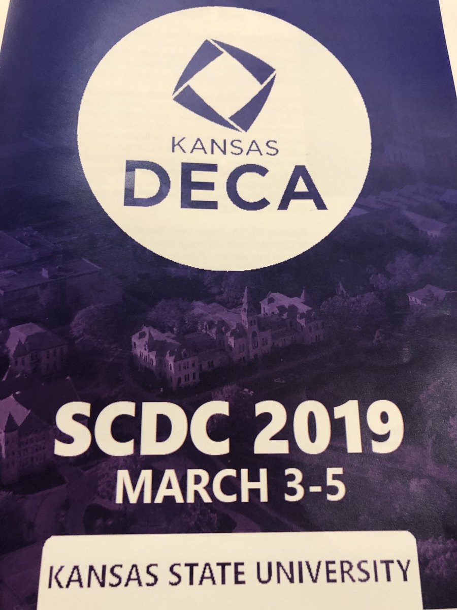 NicJ_Porter's tweet photo. MV DECA in full force at the State DECA Conference in Manhattan, KS! #232connect https://t.co/KCeuUYb2YR