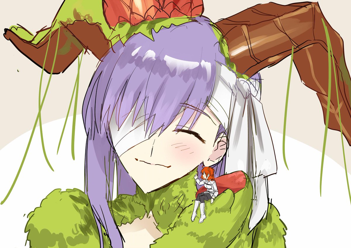 ぐだ子 「もふもふ… 」|芦原侑のイラスト