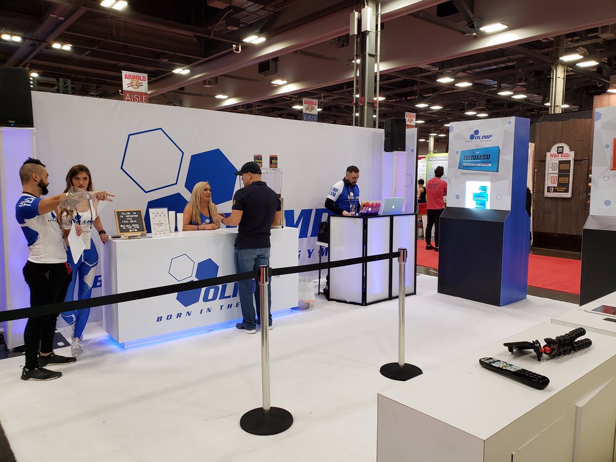 InsideIncentive's tweet image. Successful event with Olimp at the @ArnoldSports this weekend in Ohio!