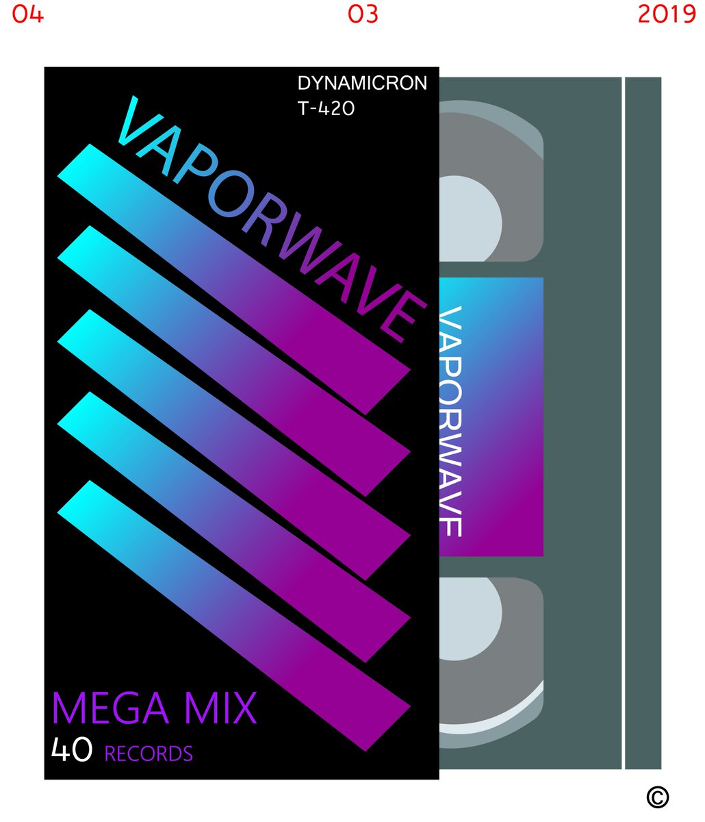 RAY_L0N3L4's tweet photo. VAPORWAVE MEGA MIX [ DAY 25 OF ICON A DAY ]
.
.
.
.
.
#iconaday #brand #LogoaDay #logo #vaporwave #music #wave #vapor #mix #good #choice #vhs #cassette #tape #box #cover #case #over #night
#icon #architecture #logodesign #design #vectorart #vector #graphics https://t.co/B7BlJyGxBw