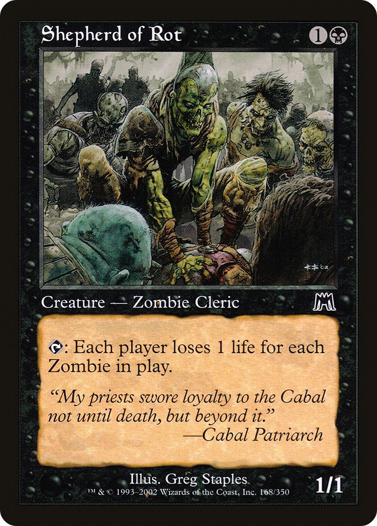AffinityForMTG's tweet photo. @MTG_VC I started playing with Onslaught. Technically it wasn't the best block ever but, being a Tribal block, it was very easy to get into and it was a lot of fun since everyone picked a tribe and then started identifying with it like Ravnica guilds. #Zombies4life https://t.co/3w0ZFdymun