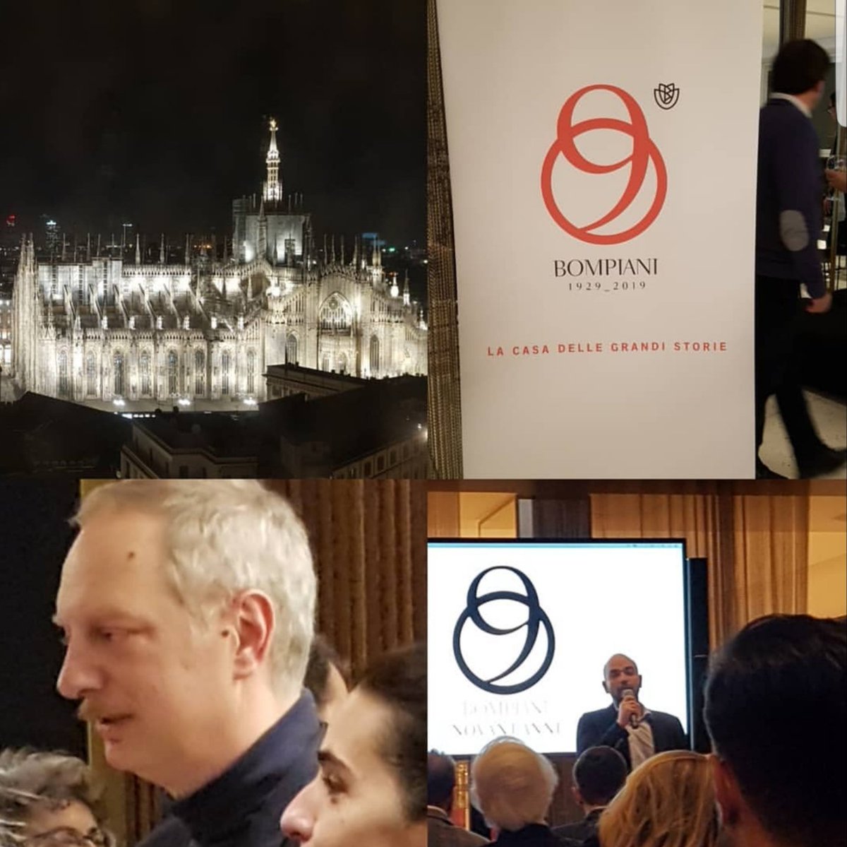 laFpointSv's tweet photo. Onorati di essere stati ospiti a Milano per i 90 anni della casa editrice @libribompiani con #antonioscurati @robertosaviano #robertosaviano https://t.co/QxqFo7j93q