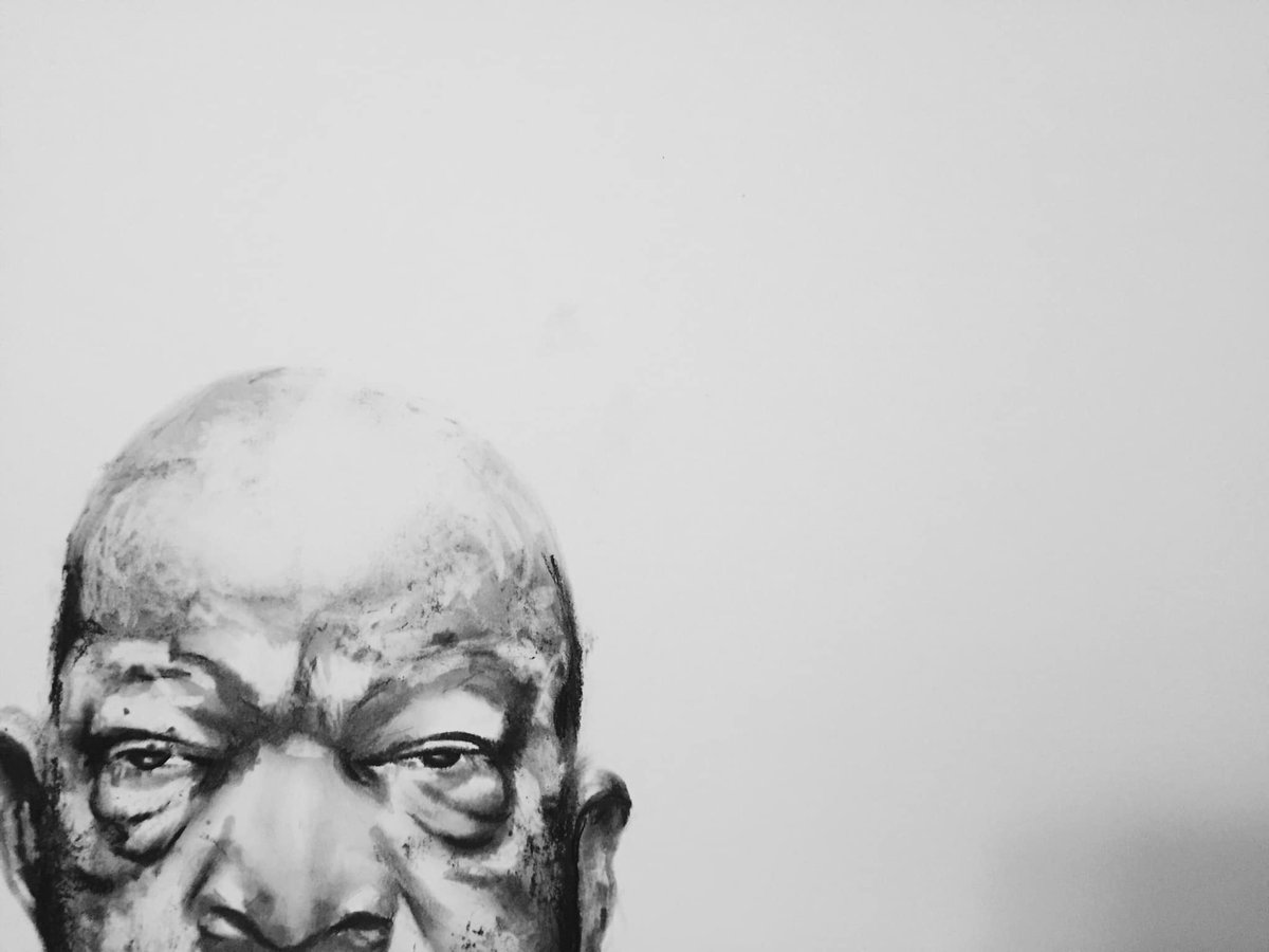 HeatherBTaylor's tweet photo. @repjohnlewis charcoal drawing of #JohnLewis that I did #yesterday https://t.co/E3wCvjjeRB