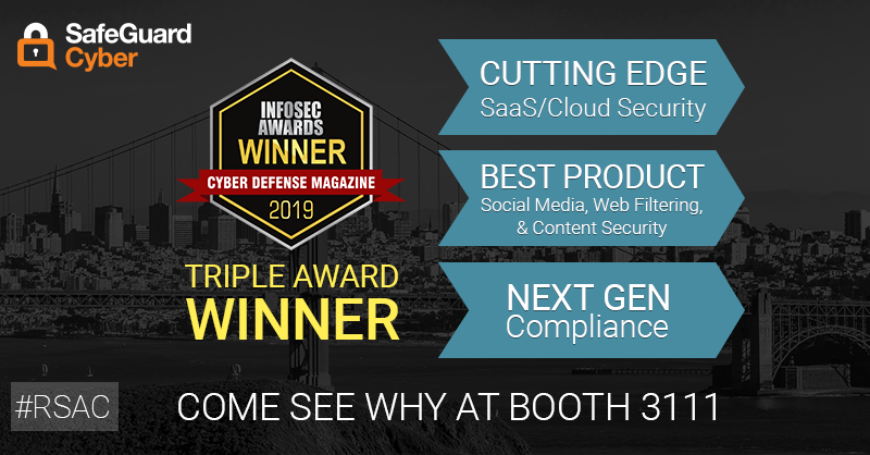 SafeGuard_Cyber's tweet photo. Thrilled to be among the best! Three awards from @CyberDefenseMag's expert panel of independent judges! 🏆 Learn more about our award-winning solutions at #RSAC Booth 3111 or https://t.co/dYfiqp0PBu https://t.co/aJVRAjqAhj