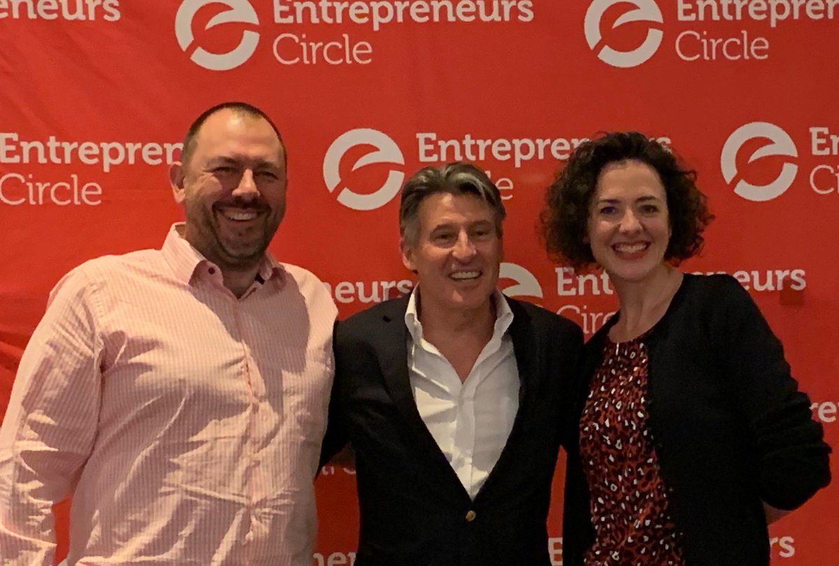 BaranovAssocs's tweet image. We didn’t progress from finalists to winners but we did get to meet this amazing and very lovely chap! Thanks @sebcoe for sharing your stories today. #inspired #ecworks