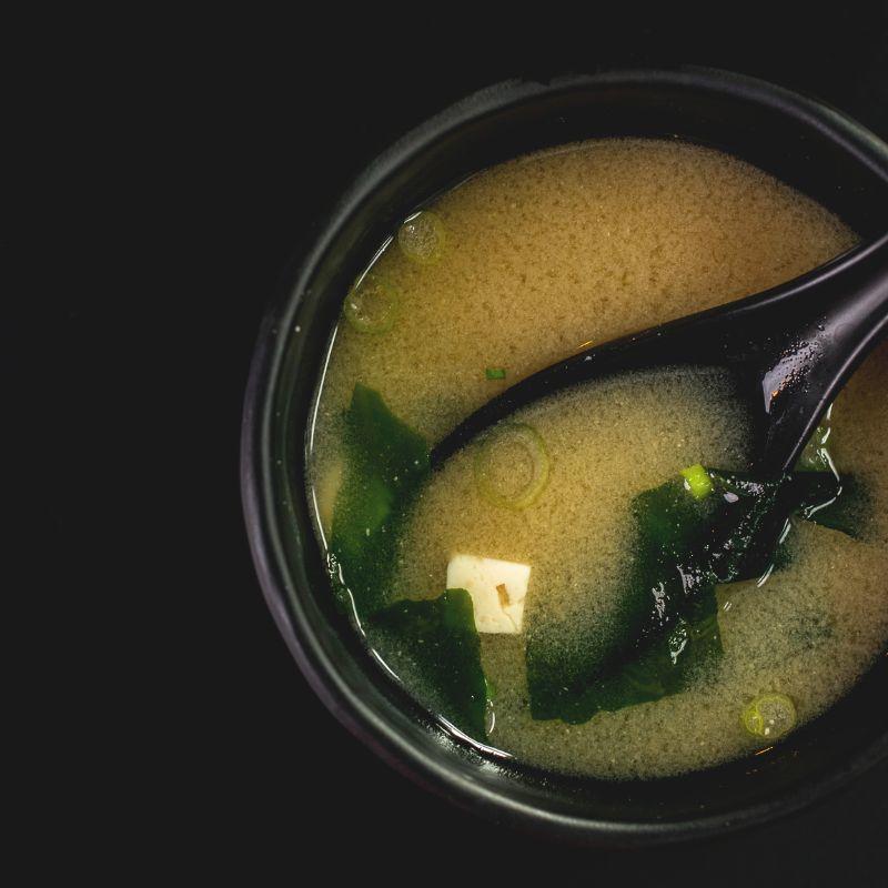 Temperatures have dropped outside but our Miso soup is just the ticket to warm you right back up! 🍵