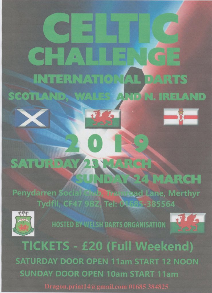 What an honour to have been asked to referee for the Celtic challenge! Thrilled to get another opportunity on the big stage! <a href="/LittleRichard/">Richard Ashdown</a> <a href="/AntonyDundas/">Antony “The Pup” Dundas</a> <a href="/BDOdarts/">BDO Darts</a>