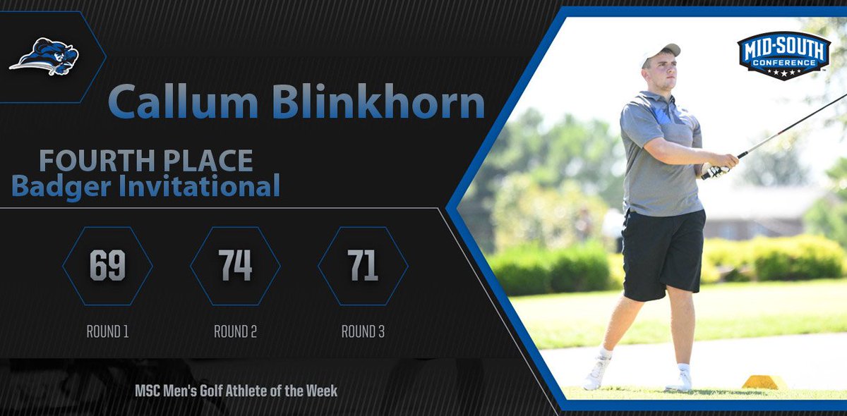 Men's Golf: Blinkhorn earns MSC Men's Golfer of the Week
 - lindseyathletics.com/article/11377.…